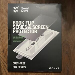 New Sealed Book-Flip Series Screen Protector iPad Air 13-inch 2024 model M2 chip